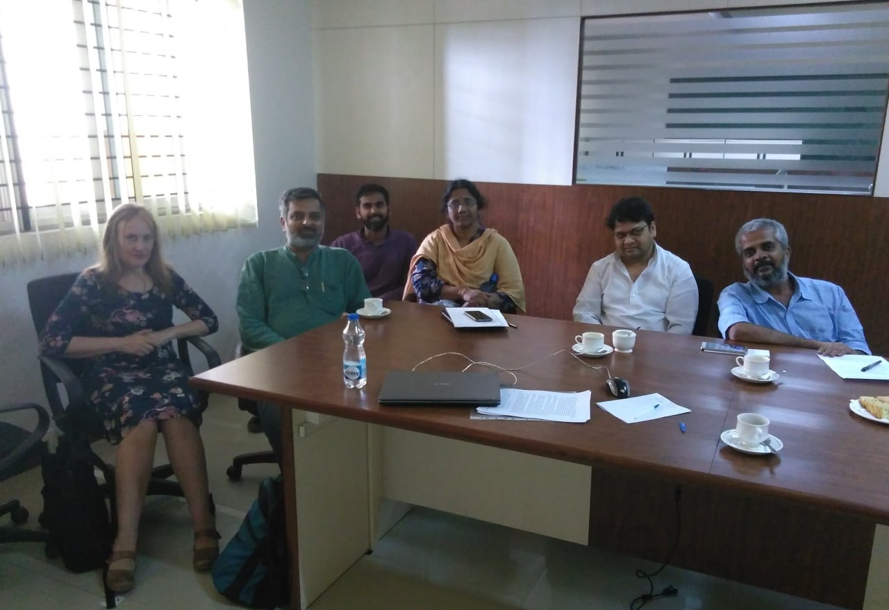 Discussions at Azim Premji University